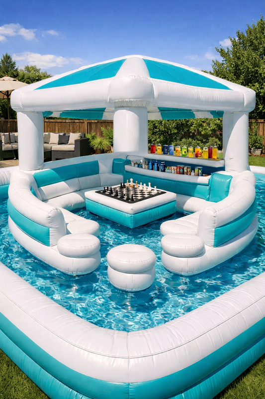 Luxury Floating Resort Pool Pavilion