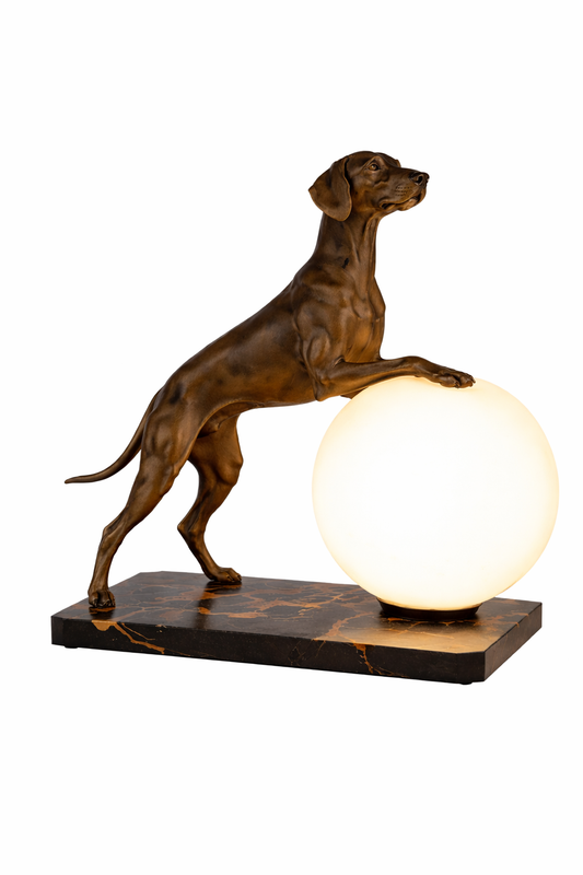 Elegant Pointer Dog Table Lamp